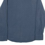 PME LEGEND Mens Shirt Blue Polka Dot Long Sleeve L