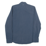 PME LEGEND Mens Shirt Blue Polka Dot Long Sleeve L