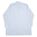 MARSUM Mens Shirt Blue Striped Long Sleeve 2XL