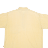 LAMP PEACE Mens Plain Shirt Yellow L