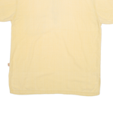 LAMP PEACE Mens Plain Shirt Yellow L