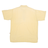 LAMP PEACE Mens Plain Shirt Yellow L