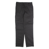 DICKIES Cargo Mens Trousers Black Slim Straight W30 L30