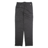 DICKIES Cargo Mens Trousers Black Slim Straight W30 L30