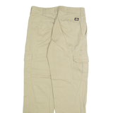 DICKIES Cargo Mens Trousers Beige Regular Straight W30 L32
