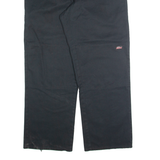 DICKIES Workwear Mens Trousers Black Regular Straight W38 L32