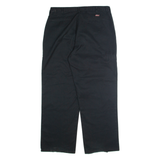 DICKIES Workwear Mens Trousers Black Regular Straight W38 L32