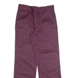 DICKIES Chino Mens Trousers Purple Slim Straight W30 L30