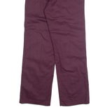 DICKIES Chino Mens Trousers Purple Slim Straight W30 L30