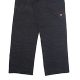 DICKIES Workwear Mens Trousers Black Regular Straight W30 L30