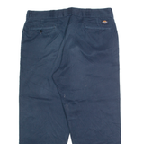 DICKIES Chino Mens Trousers Blue Regular Straight W36 L26