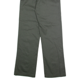 DICKIES Chino Mens Trousers Green Slim Straight W26 L32