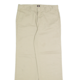 DICKIES Chino Mens Trousers Beige Regular Straight W32 L32
