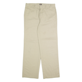 DICKIES Chino Mens Trousers Beige Regular Straight W32 L32