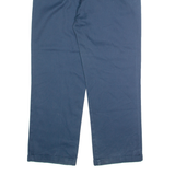 DICKIES Chino Mens Trousers Blue Regular Straight W36 L32