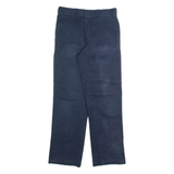 DICKIES Chino Mens Trousers Blue Regular Straight W30 L32