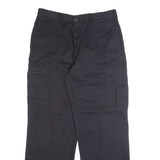 DICKIES Cargo Mens Trousers Black Regular Straight W34 L32