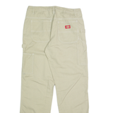 DICKIES Carpenter Cargo Mens Trousers Beige Regular Straight W30 L30