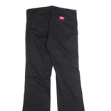 DICKIES Chino Womens Trousers Black Regular Bootcut W30 L32