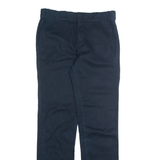DICKIES Chino Mens Trousers Blue Slim Straight W30 L32