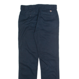 DICKIES Chino Mens Trousers Blue Slim Straight W30 L32