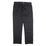 DRIVER Mens Trousers Black Regular Straight W34 L31