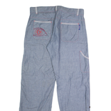 NILE Mens Trousers Blue Regular Straight W36 L33