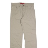 PIERRE CARDIN Mens Trousers Beige Regular Straight W30 L32