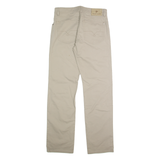 PIERRE CARDIN Mens Trousers Beige Regular Straight W30 L32