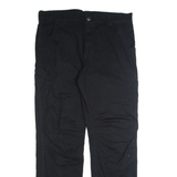 DICKIES Mens Trousers Black Regular Straight W36 L34
