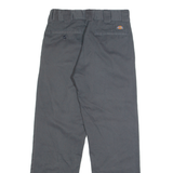 DICKIES Chino Womens Trousers Grey Regular Straight W28 L28
