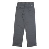 DICKIES Chino Womens Trousers Grey Regular Straight W28 L28