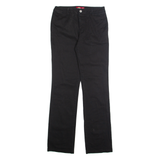 DICKIES Chino Womens Trousers Black Regular Straight W27 L31