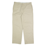 DICKIES Chino Mens Trousers Cream Regular Straight W36 L30
