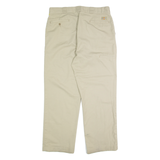DICKIES Chino Mens Trousers Cream Regular Straight W36 L30
