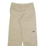 DICKIES Chino Mens Trousers Beige Regular Straight W30 L30