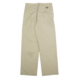 DICKIES Chino Mens Trousers Beige Regular Straight W30 L30