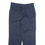 DICKIES Chino Mens Trousers Blue Regular Straight W34 L30