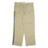 DICKIES Chino Mens Trousers Beige Regular Straight W36 L30