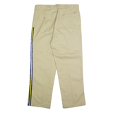 DICKIES Chino Mens Trousers Beige Regular Straight W36 L30