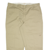 DICKIES Chino Mens Trousers Beige Relaxed Straight W48 L32