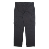 DICKIES Cargo Mens Trousers Black Regular Straight W30 L30