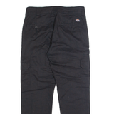 DICKIES Cargo Mens Trousers Black Regular Straight W30 L30