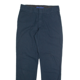 DICKIES Chino Mens Trousers Blue Regular Straight W32 L32