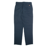 DICKIES Chino Mens Trousers Blue Regular Straight W32 L32