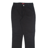 DICKIES Womens Trousers Black Regular Tapered W26 L30