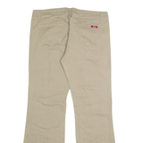DICKIES Womens Trousers Beige Regular Bootcut W34 L31
