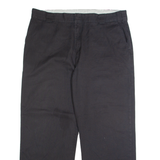DICKIES Chino Mens Trousers Black Regular Straight W40 L30