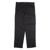 DICKIES Chino Mens Trousers Black Regular Straight W38 L34