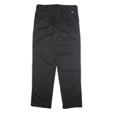 DICKIES Chino Mens Trousers Black Regular Straight W38 L34
